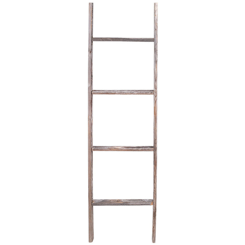 RusticDecor Rustic Wood 4 ft Blanket Ladder & Reviews Wayfair